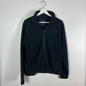 Mens The North Face Zippered Black Jacket/Sweater Lightweight Undergarment